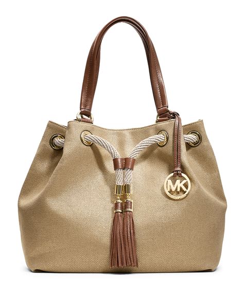 michael kors canvas bag.